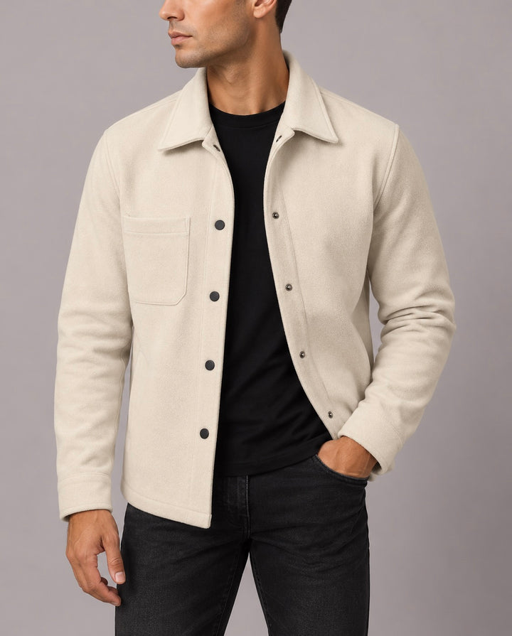 Porto Wool Overshirt Jacket