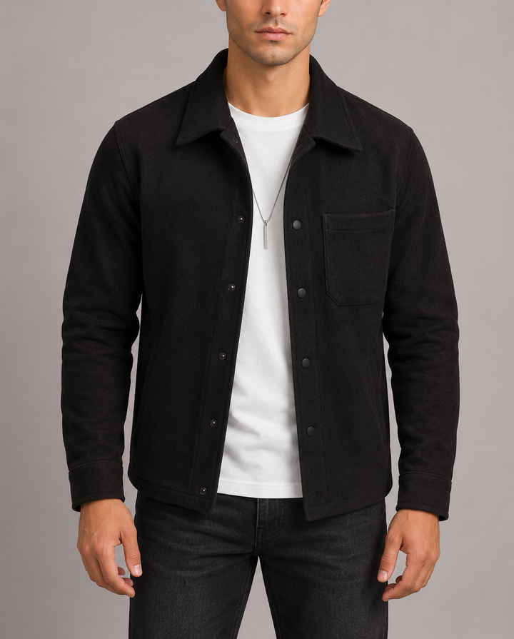 Porto Wool Overshirt Jacket