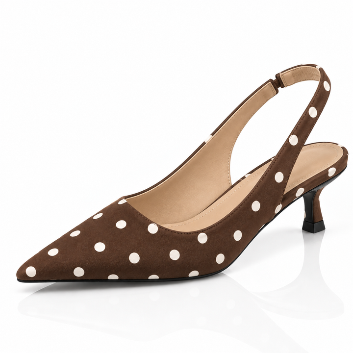 Elodie Polka Dot Heels