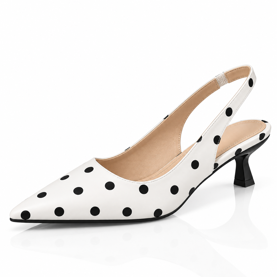 Elodie Polka Dot Heels