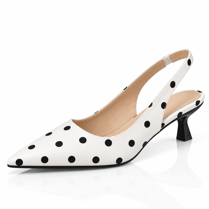 Elodie Polka Dot Heels