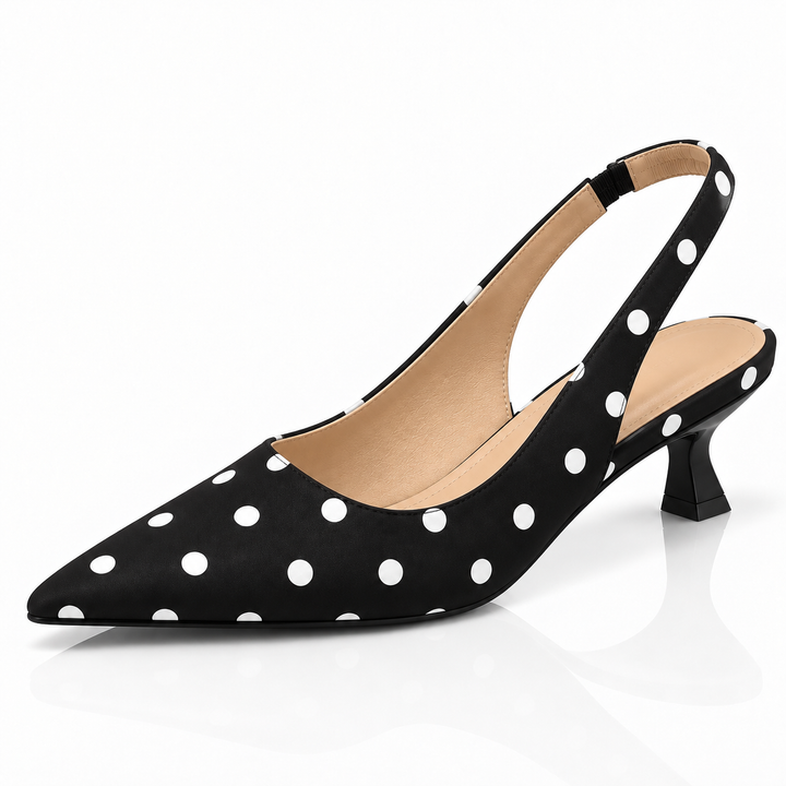 Elodie Polka Dot Heels