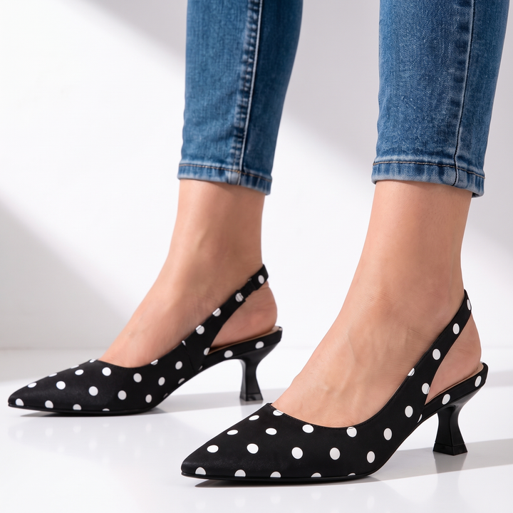 Elodie Polka Dot Heels
