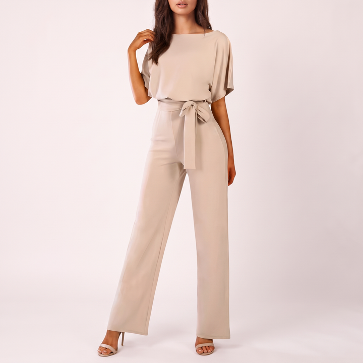 Positano Belted Wide-Leg Jumpsuit