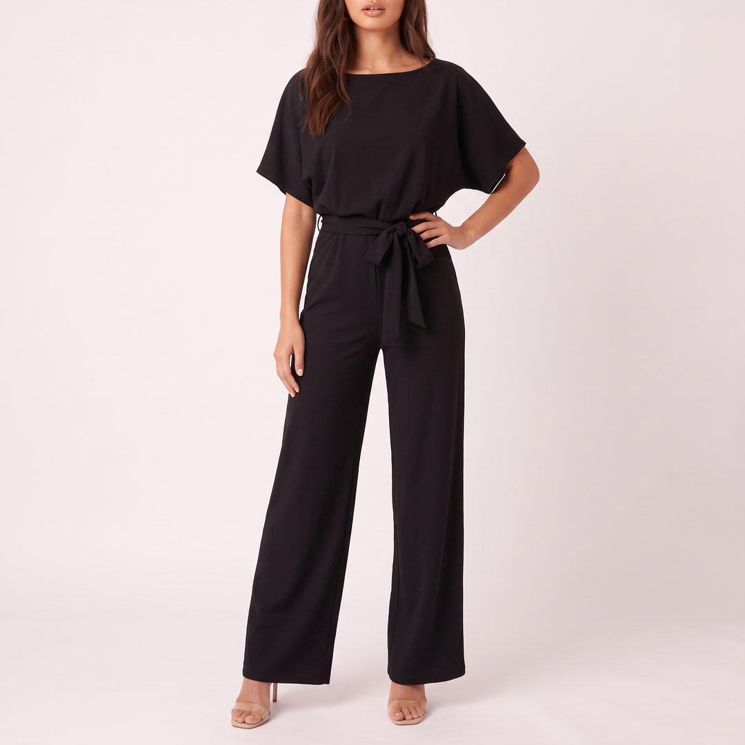 Positano Belted Wide-Leg Jumpsuit