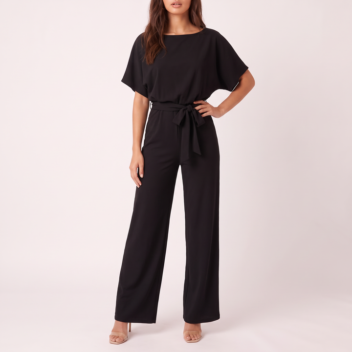 Positano Belted Wide-Leg Jumpsuit