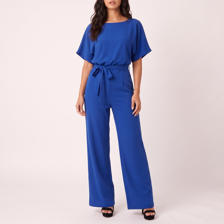 Positano Belted Wide-Leg Jumpsuit